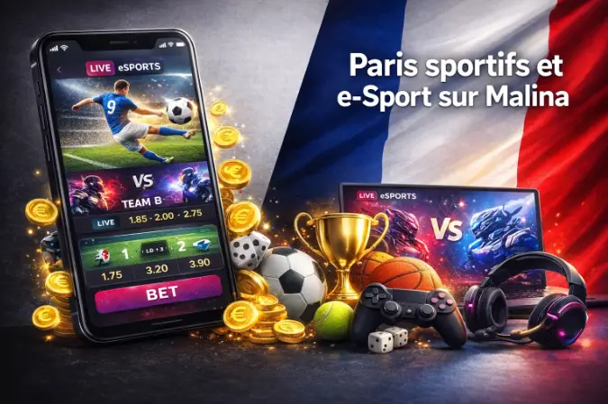Paris sportifs et e-Sport sur Malina