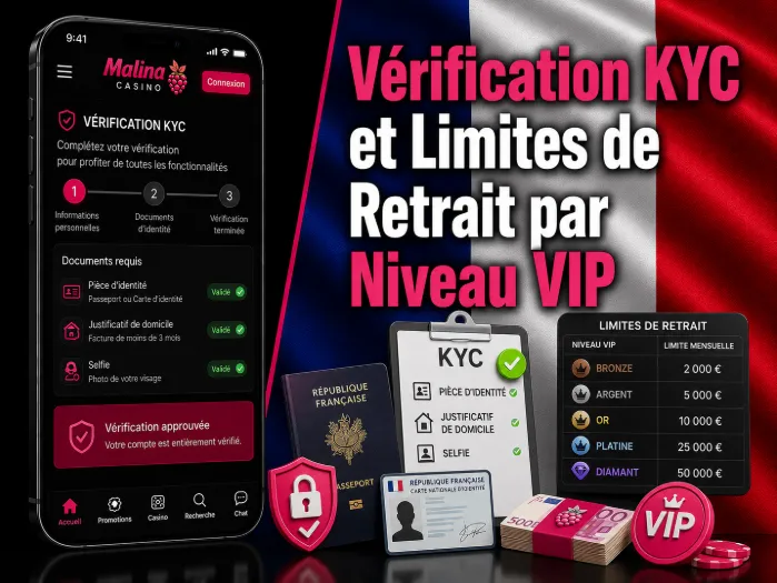 Vérification KYC et Limites de Retrait par Niveau VIP